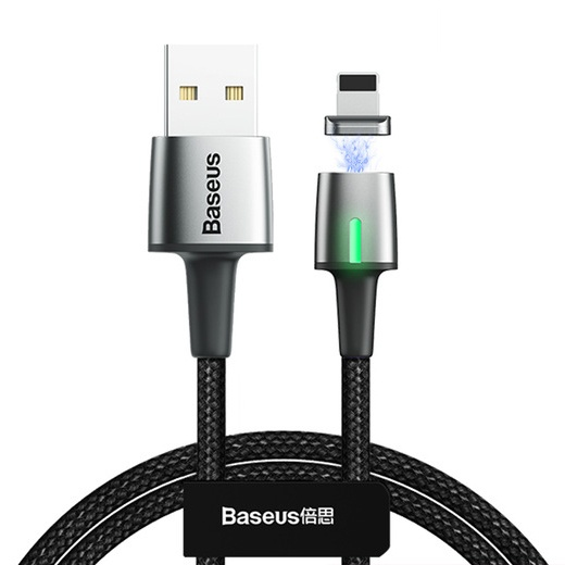 USB Кабель магнитный Baseus CALXC-A01 на Lightning 1м чёрный